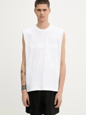 Helmut Lang t-shirt bawełniany EMBOSSED.TANK.ROUNDE