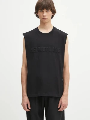 Helmut Lang t-shirt bawełniany EMBOSSED.TANK.ROUNDE