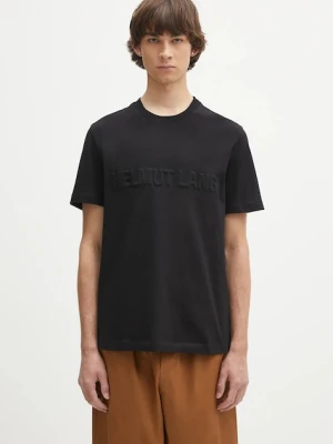 Helmut Lang t-shirt bawełniany EMBOSSED.TEE.ROUNDED