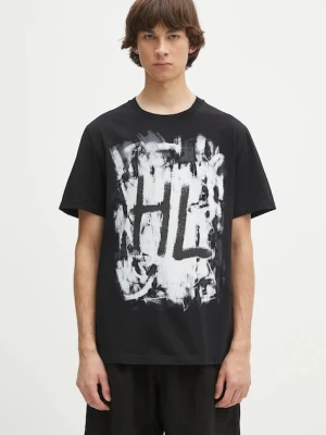 Helmut Lang t-shirt bawełniany SCRIBBLE.T4.MAL.LT.