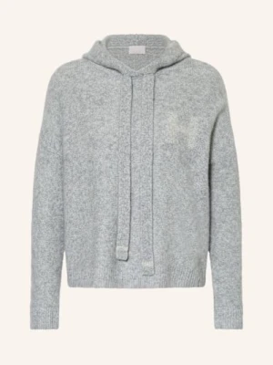 Hemisphere Bluza Z Kapturem Z Dzianiny Z Dodatkiem Kaszmiru grau