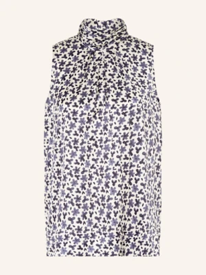 Hemisphere Bluzka Bez Rękawów Z Jedwabiu blau