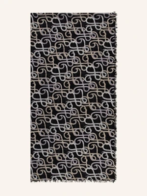 Hemisphere Chusta schwarz