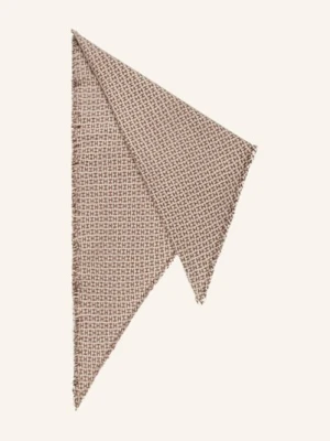 Hemisphere Chusta Trójkątna Z Kaszmiru beige