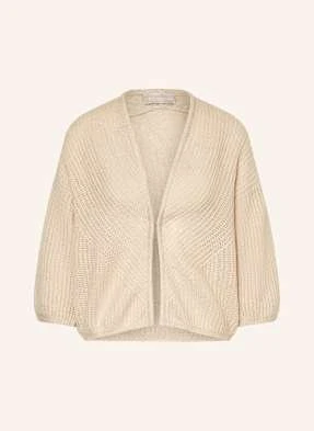 Hemisphere Kardigan Z Dodatkiem Kaszmiru Z Rękawami 3/4 beige