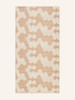 Hemisphere Kaszmirowy Szal Alikibi Z Dodatkiem Jedwabiu beige