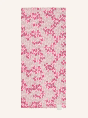 Hemisphere Kaszmirowy Szal Alikibi Z Dodatkiem Jedwabiu pink