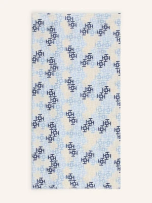 Hemisphere Kaszmirowy Szal Z Dodatkiem Jedwabiu blau