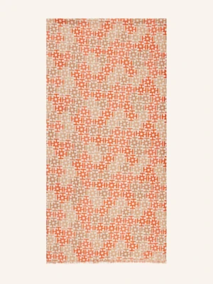 Hemisphere Kaszmirowy Szal Z Dodatkiem Jedwabiu orange