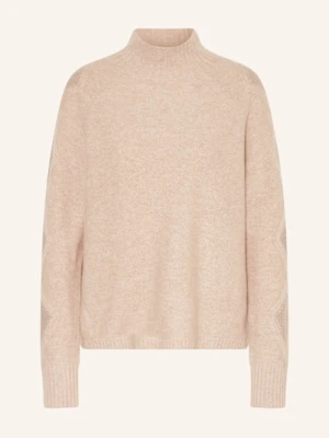 Hemisphere Sweter Z Błyszczącą Przędzą beige