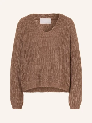 Hemisphere Sweter Z Kaszmiru braun BRĄZOWY