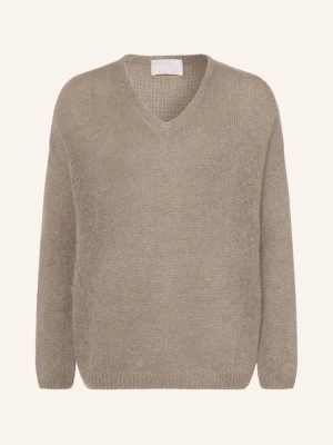 Hemisphere Sweter Z Kaszmiru grau