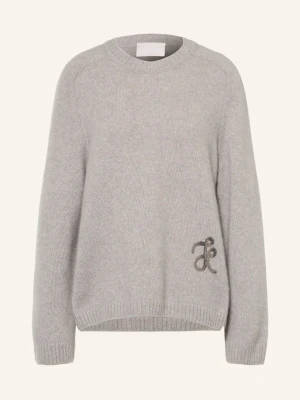 Hemisphere Sweter Z Kaszmiru I Cekinami grau SZARY