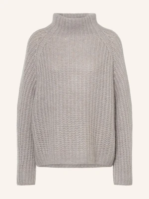 Hemisphere Sweter Z Kaszmiru I Przędzy Z Brokatem grau SZARY