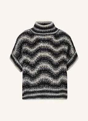 Hemisphere Sweter Z Kaszmiru look4 Z Błyszczącą Przędzą schwarz