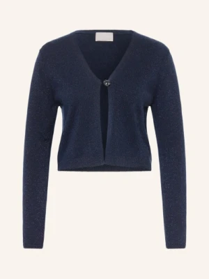 Hemisphere Sweter Z Kaszmiru Z Błyszczącą Przędzą blau