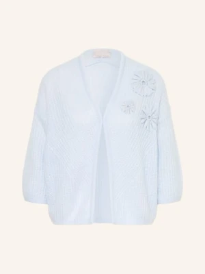 Hemisphere Sweter Z Kaszmiru Z Rękawami 3/4 blau