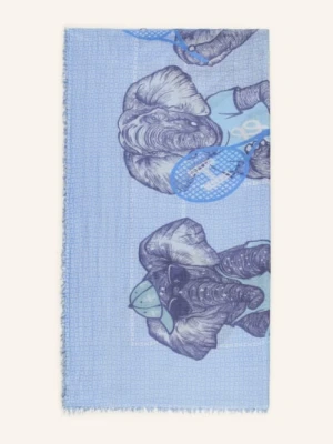 Hemisphere Szal Z Kaszmiru blau