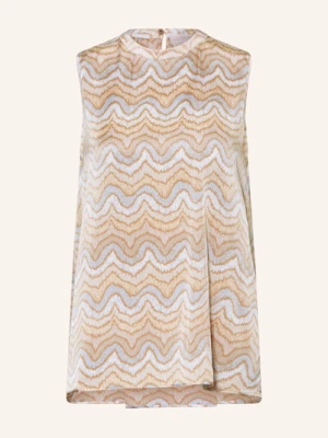 Hemisphere Top Z Jedwabiu Felana beige