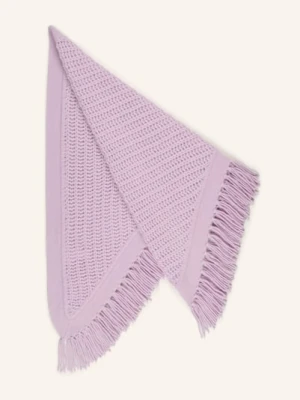 Hemisphere Trójkątna Chusta Z Kaszmiru lila