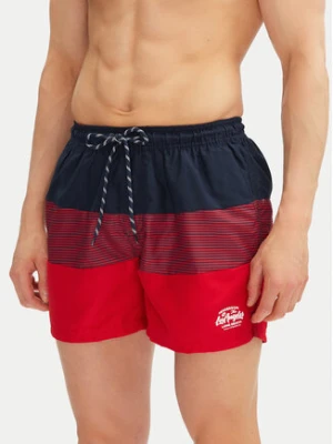 Henderson Szorty kąpielowe Rival 42609 Czerwony Regular Fit