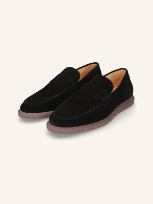 Henry Stevens Loafersy Elia pl2 schwarz CZARNY
