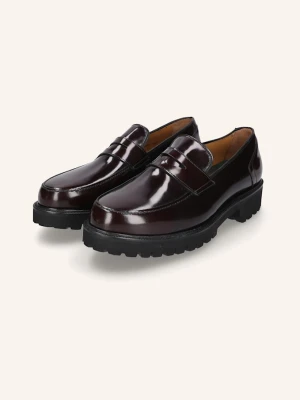 Henry Stevens Loafersy Haywood Pl rot CIEMNOCZERWONY