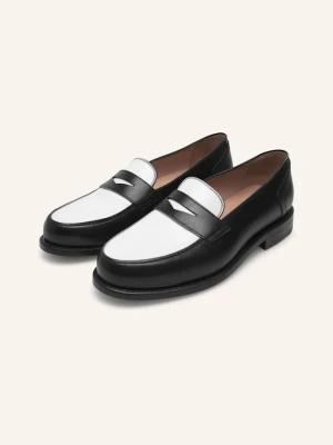 Henry Stevens Loafersy Haywood Pl schwarz