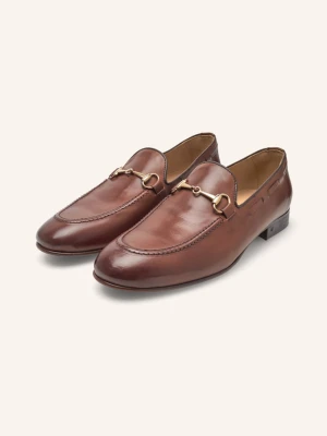 Henry Stevens Loafersy Maxwell Hl braun BRĄZOWY