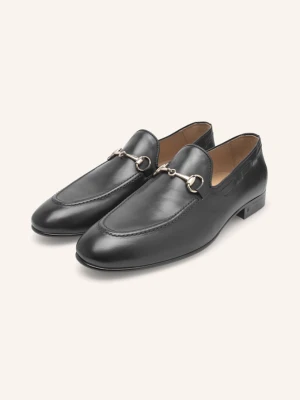 Henry Stevens Loafersy Maxwell Hl schwarz CZARNY