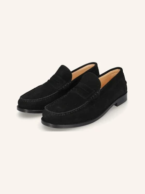Henry Stevens Loafersy Riley M Pl schwarz CZARNY