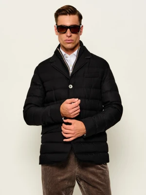Herno Kurtka 2w1 | Regular Fit | z dodatkiem wełny czarny