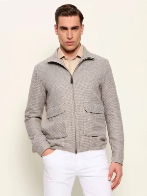 Herno Lniana kurtka bomber | Regular Fit