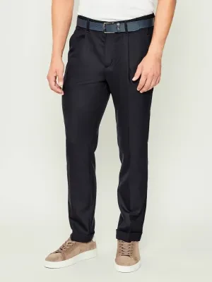 Herno Spodnie | Regular Fit | z dodatkiem wełny
