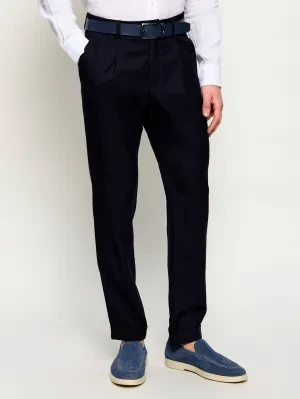 Herno Spodnie | Regular Fit | z dodatkiem wełny