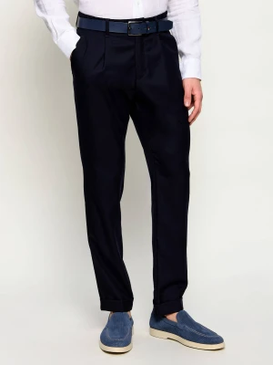 Herno Spodnie | Regular Fit | z dodatkiem wełny
