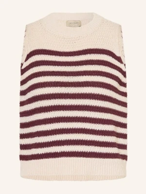 Herrlicher Dzianinowy Top Elaia beige