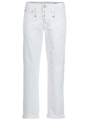 Herrlicher Dżinsy "Shyra" - Tapered fit - w kolorze białym rozmiar: W28