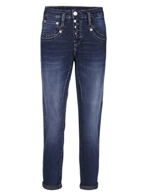 Herrlicher Dżinsy "Shyra" - Tapered fit - w kolorze granatowym rozmiar: W28