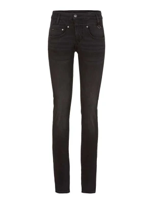 Herrlicher Dżinsy - Skinny fit - w kolorze czarnym rozmiar: W25/L32