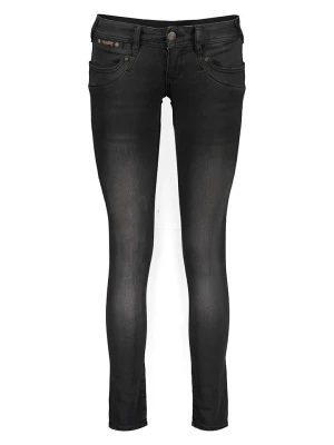 Herrlicher Dżinsy - Skinny fit - w kolorze czarnym rozmiar: W27/L30