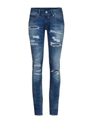 Herrlicher Dżinsy - Skinny fit - w kolorze niebieskim rozmiar: W31