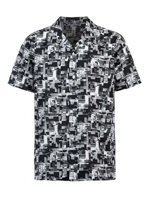 Herrlicher Koszula "Resor" w kolorze czarno-białym rozmiar: 3XL