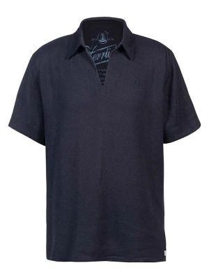 Herrlicher Koszulka polo "Dexter" w kolorze granatowym rozmiar: S