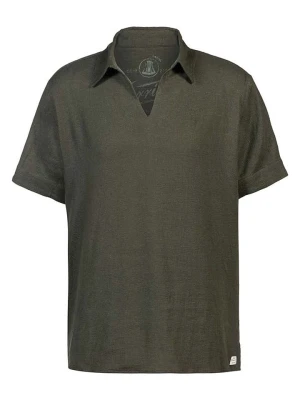Herrlicher Koszulka polo "Dexter" w kolorze khaki rozmiar: L