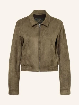 Herrlicher Kurtka Loria W Stylu Skórzanym braun