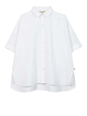 Herrlicher Lniana koszula w kolorze białym rozmiar: S