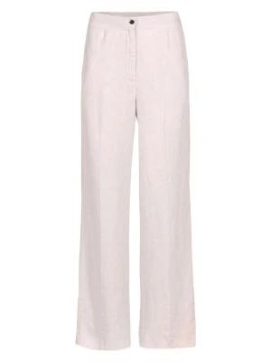 Herrlicher Lniane spodnie w kolorze beżowym rozmiar: S