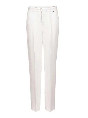 Herrlicher Lniane spodnie w kolorze białym rozmiar: W31