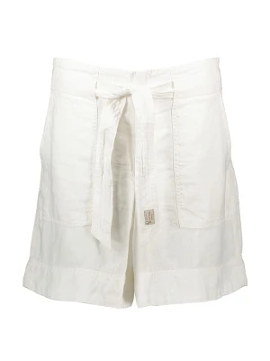 Herrlicher Lniane szorty "Nikole" w kolorze białym rozmiar: W28